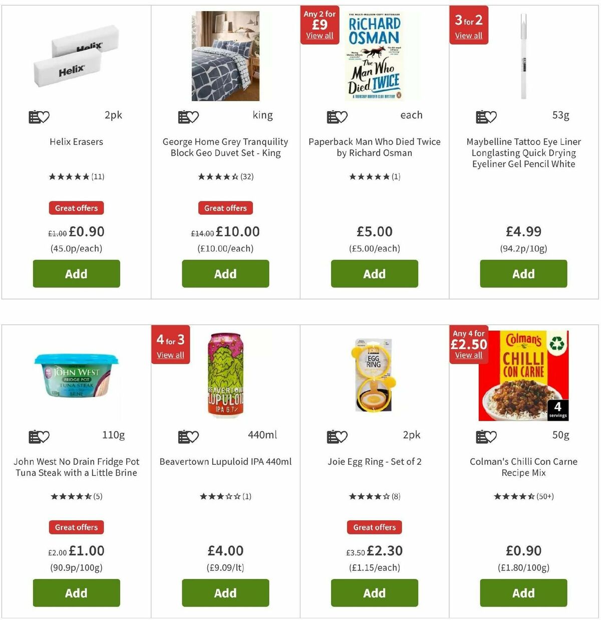 ASDA Offers from 30 August