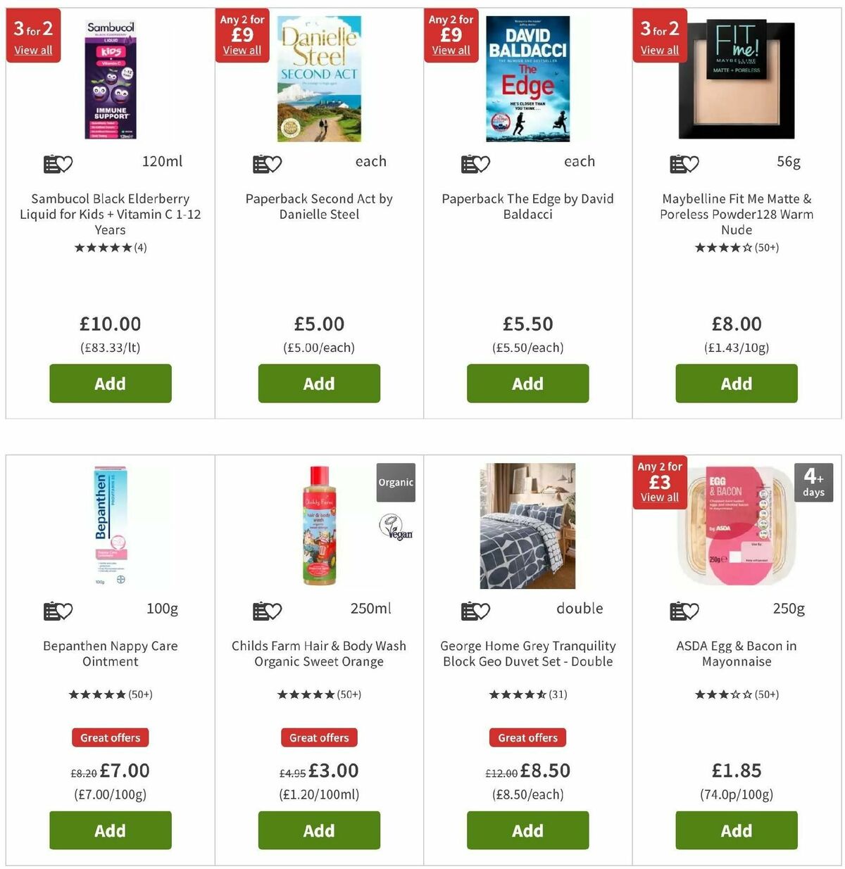 ASDA Offers from 30 August