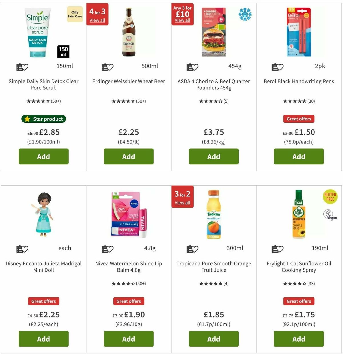 ASDA Offers from 30 August