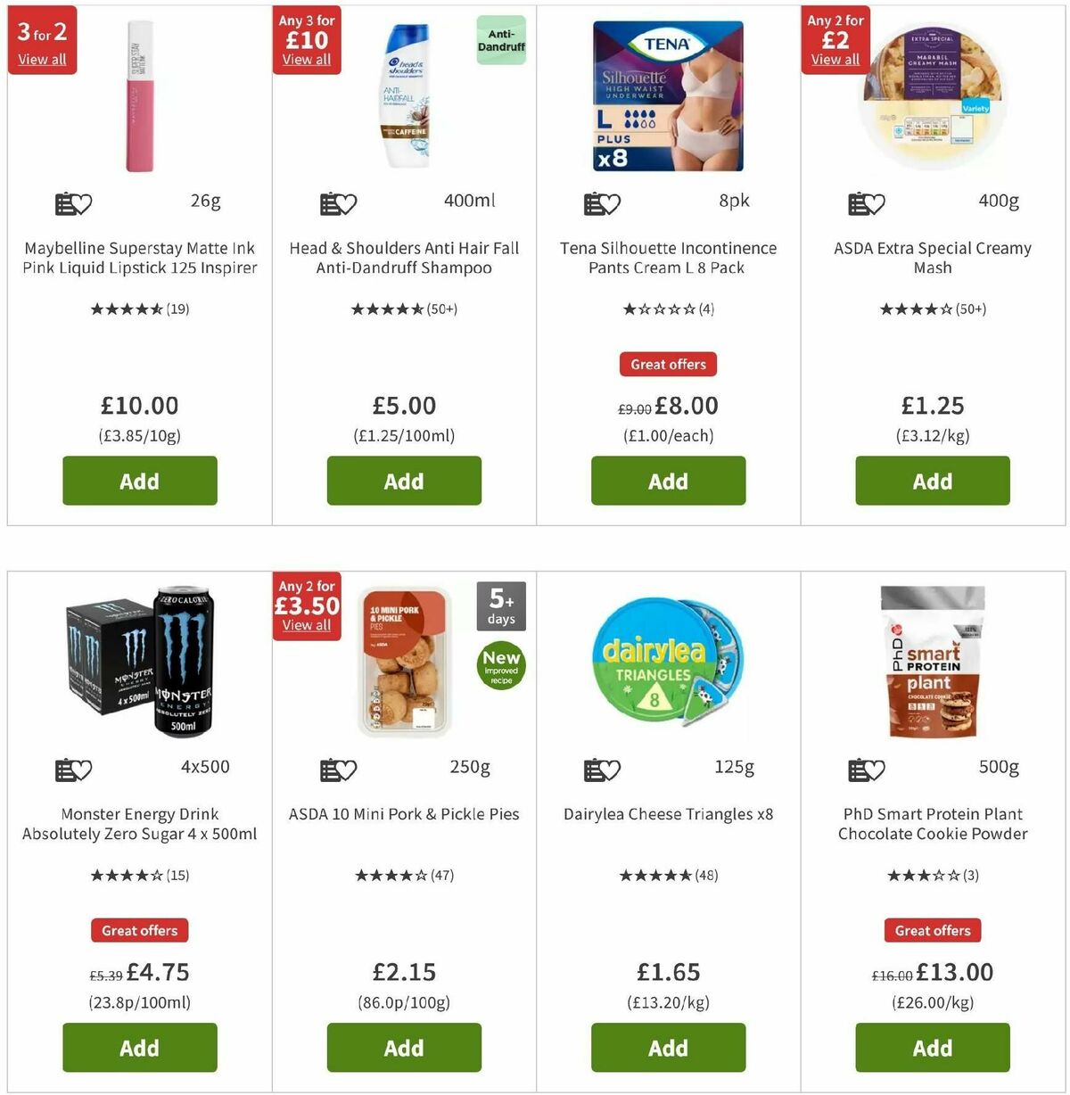 ASDA Offers from 30 August