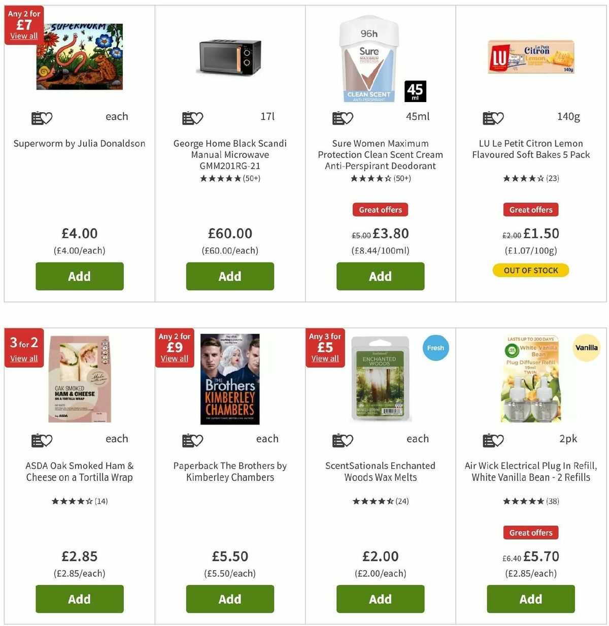 ASDA Offers from 30 August