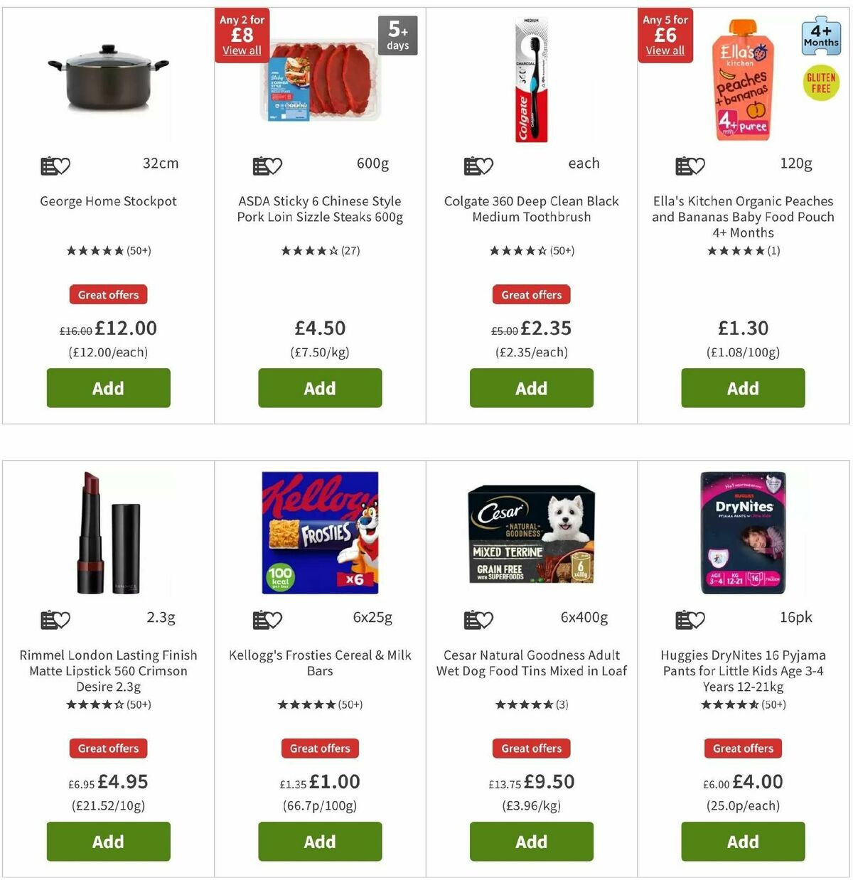 ASDA Offers from 30 August