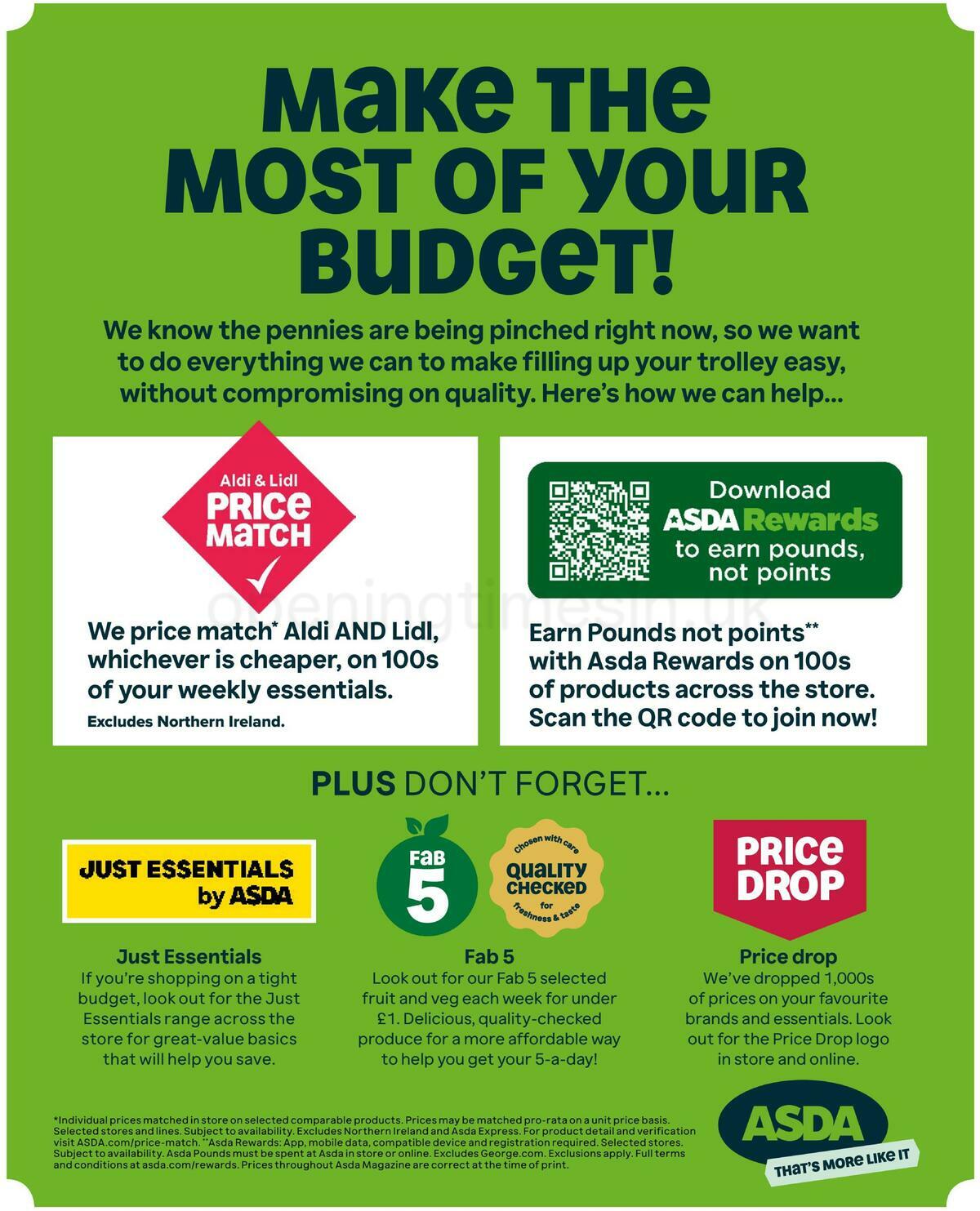 ASDA Magazine September & October Offers from 2 September