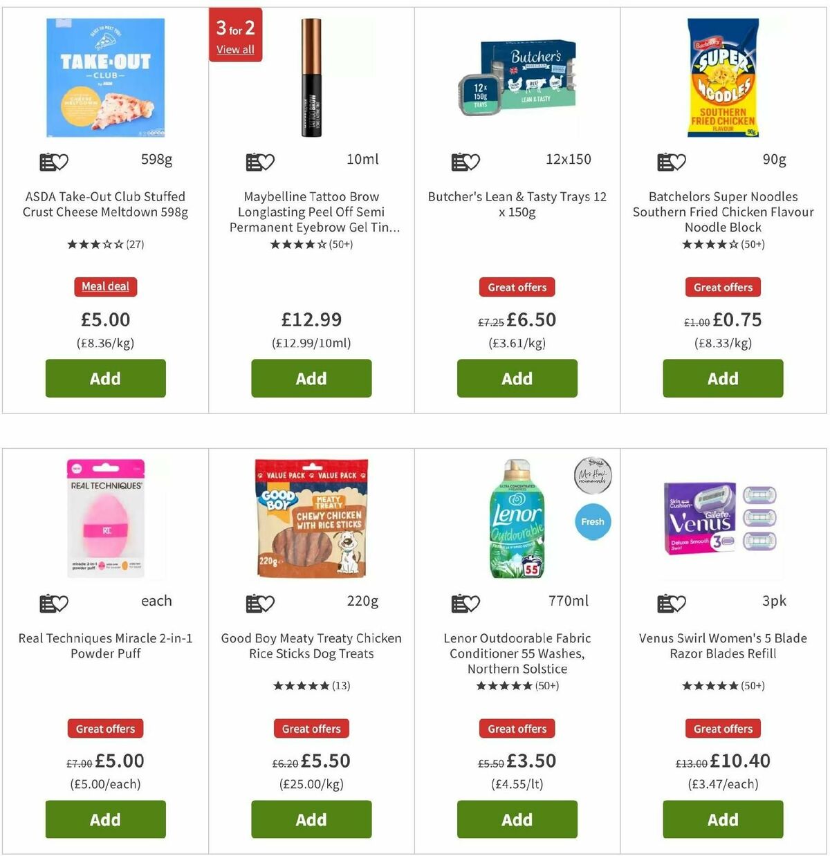 ASDA Offers from 6 September