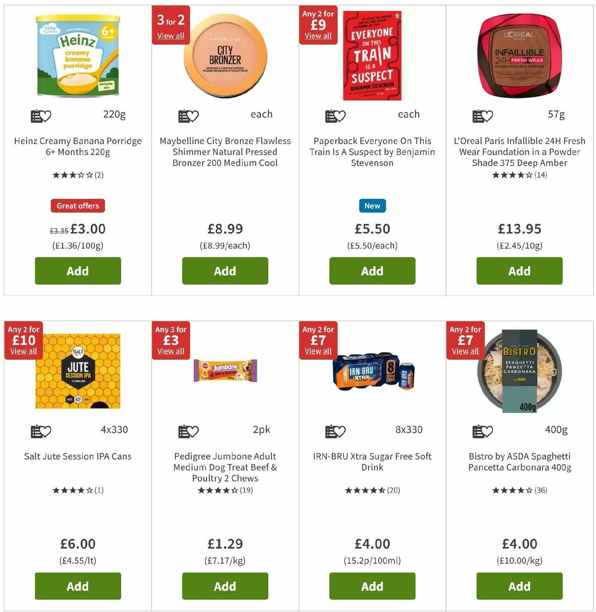 ASDA Offers from 6 September