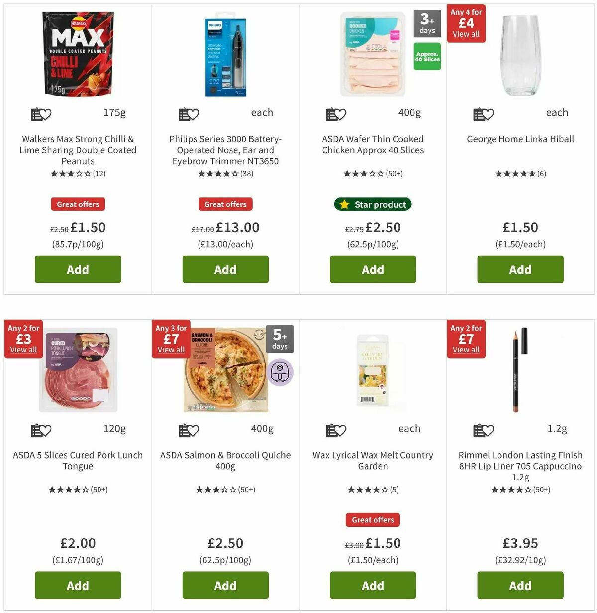 ASDA Offers from 6 September