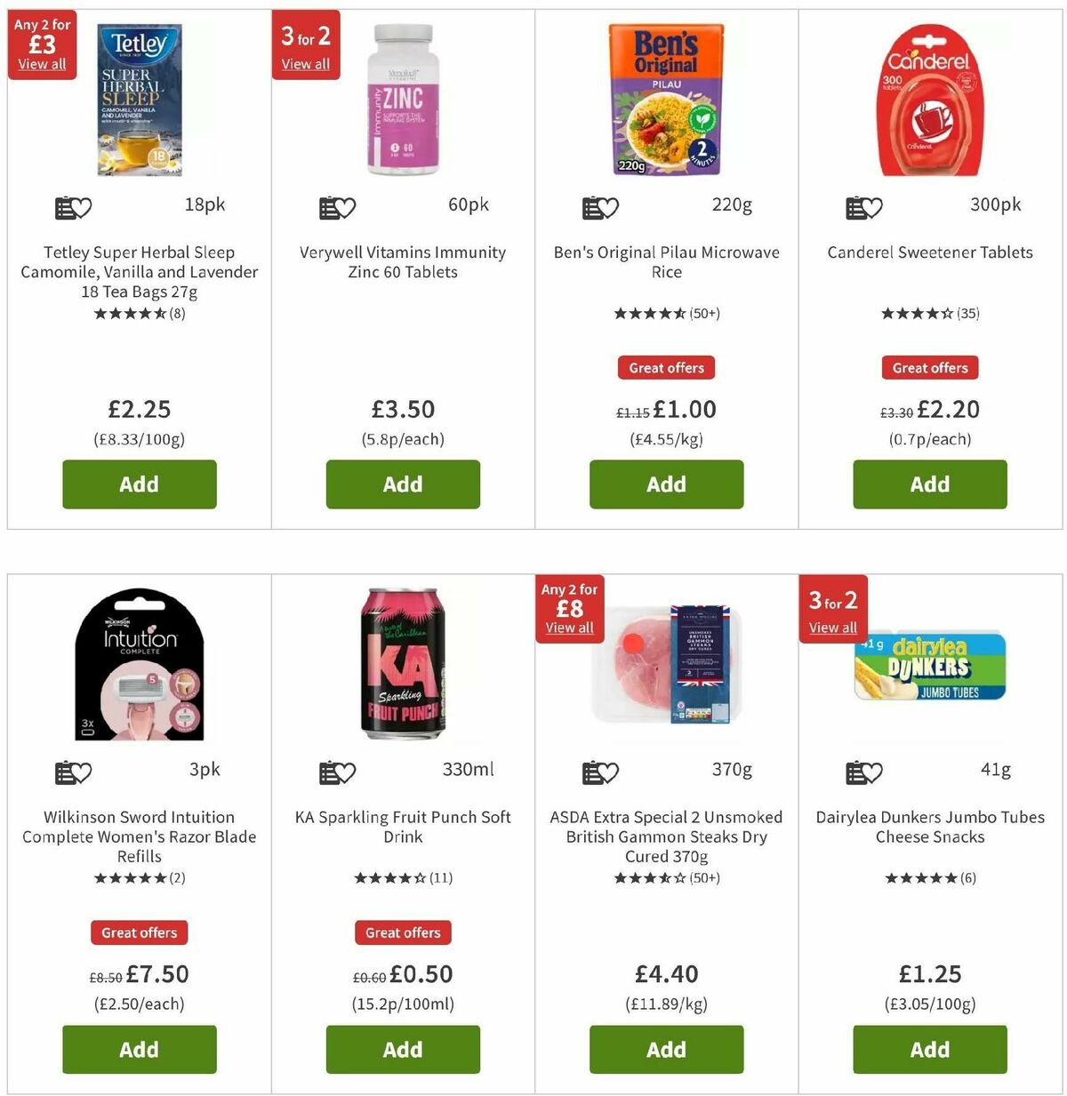 ASDA Offers from 6 September