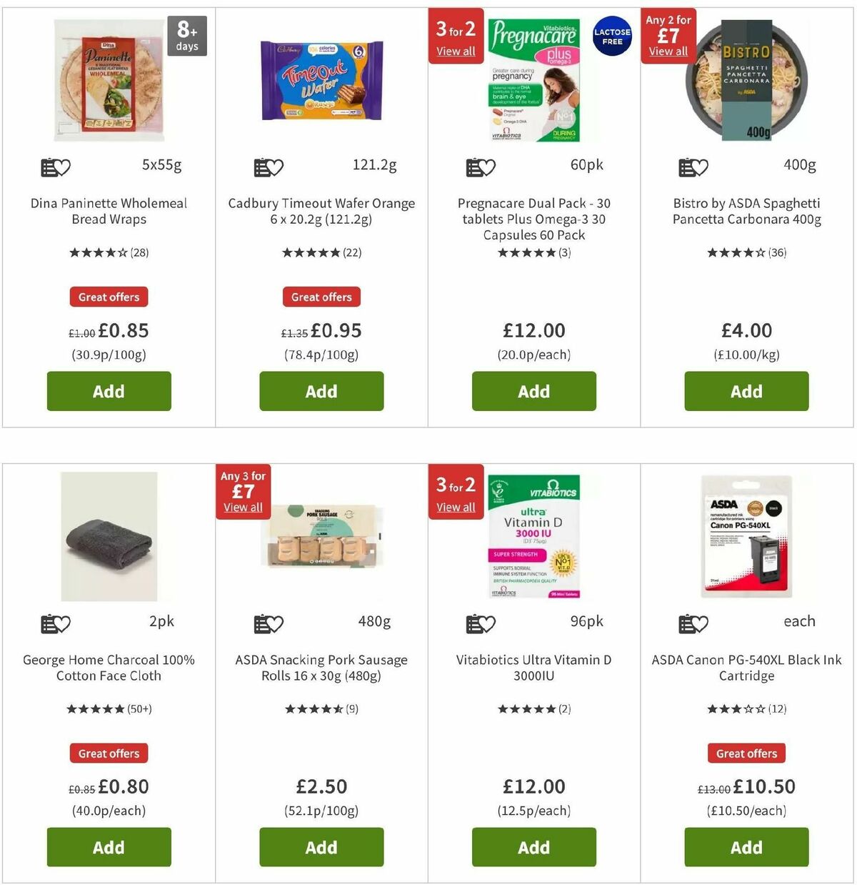 ASDA Offers from 6 September