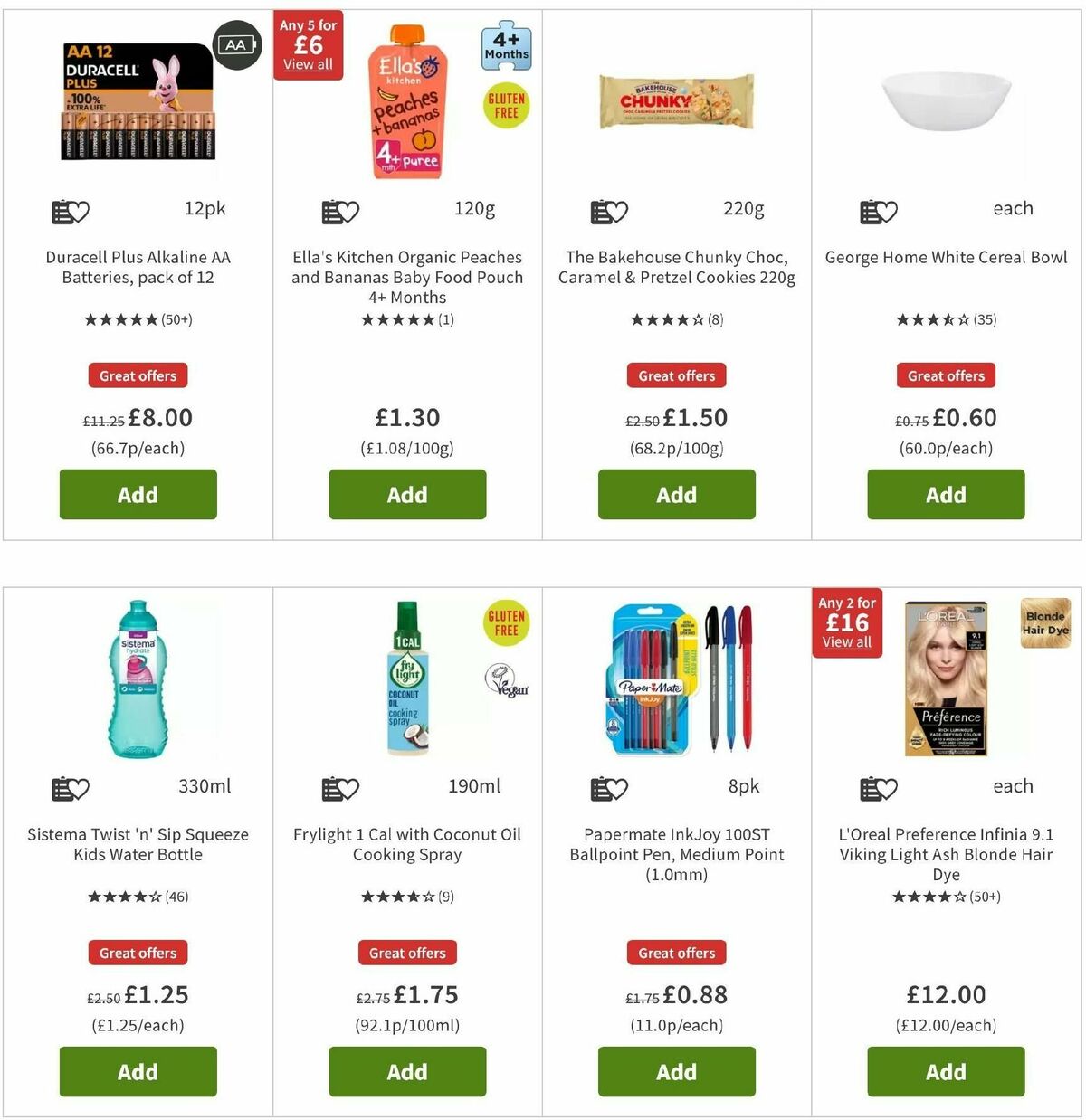 ASDA Offers from 6 September