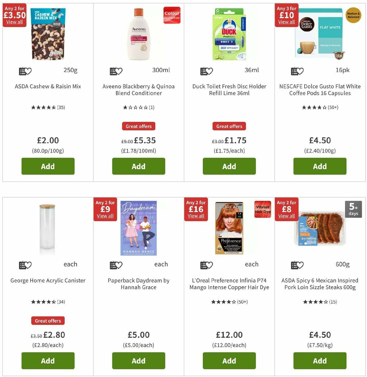 ASDA Offers from 6 September