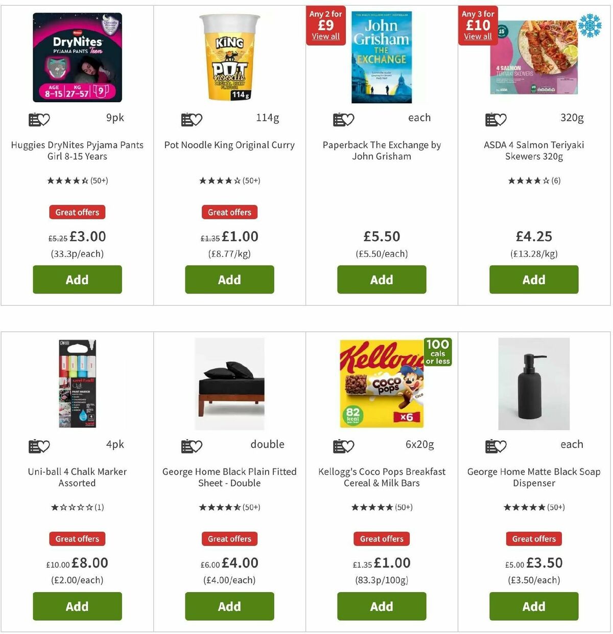 ASDA Offers from 6 September