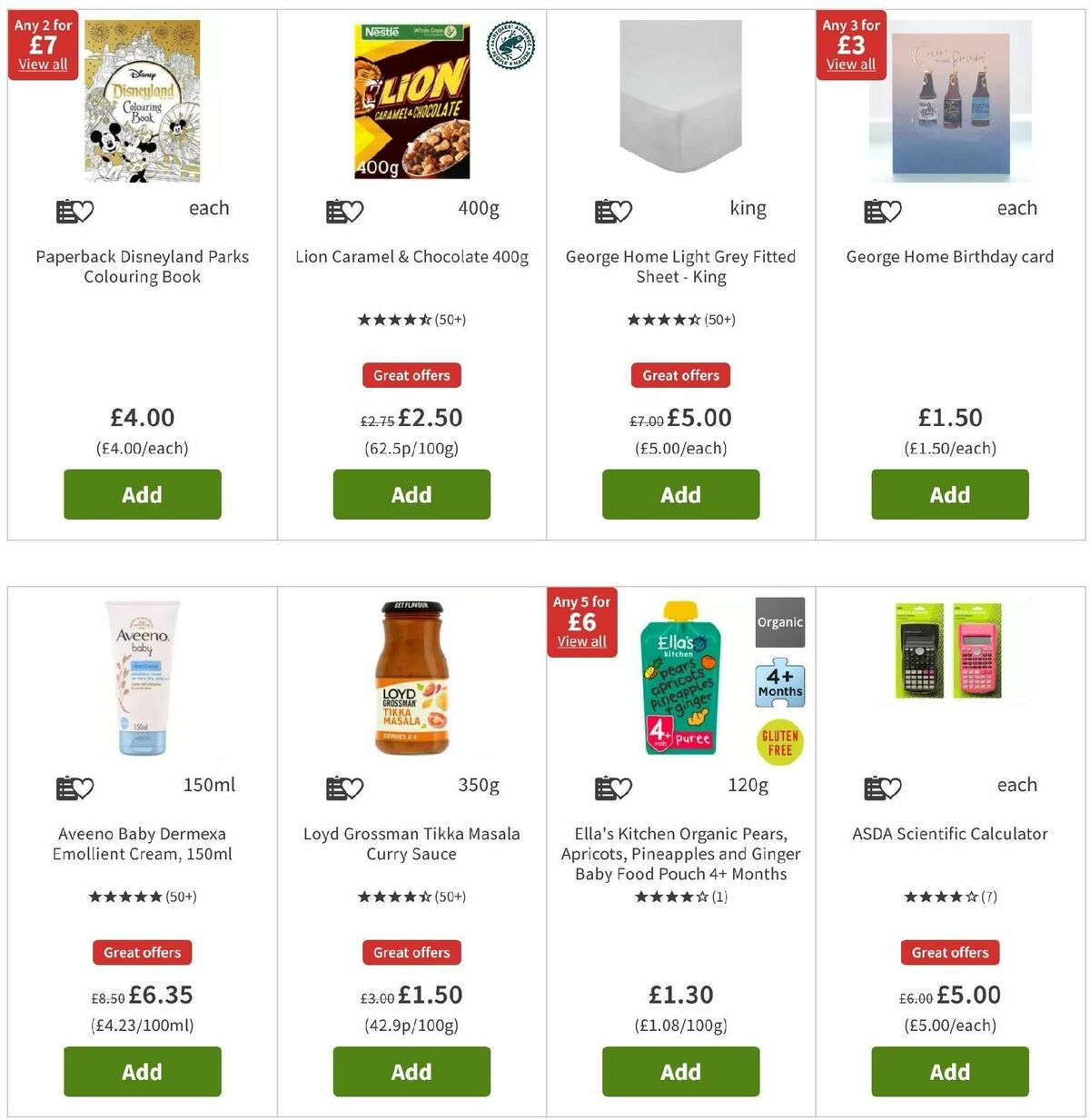 ASDA Offers from 6 September