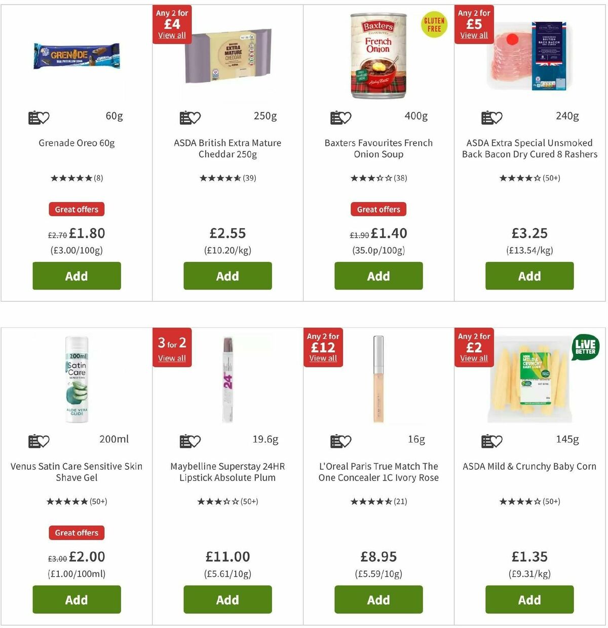 ASDA Offers from 13 September