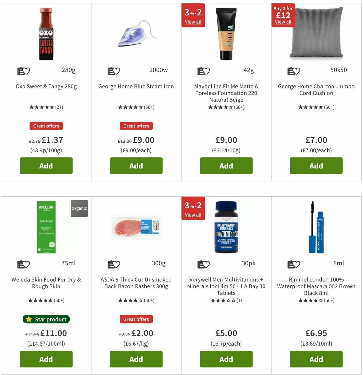 ASDA Offers from 13 September