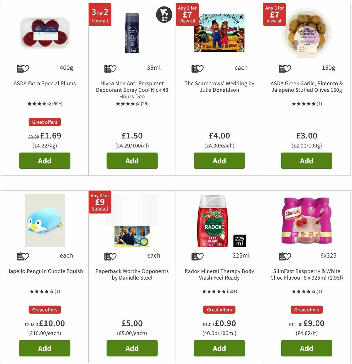 ASDA Offers from 13 September