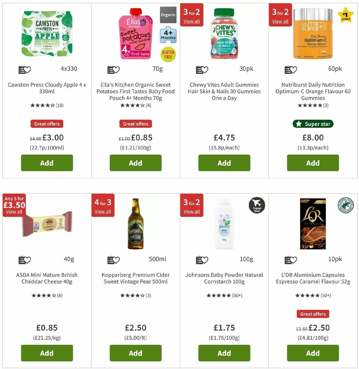 ASDA Offers from 13 September