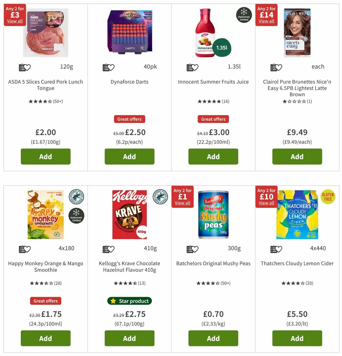 ASDA Offers from 20 September