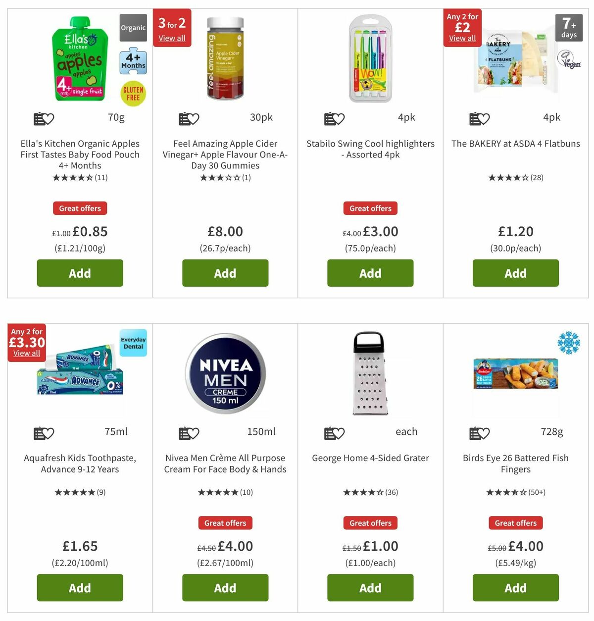 ASDA Offers from 20 September