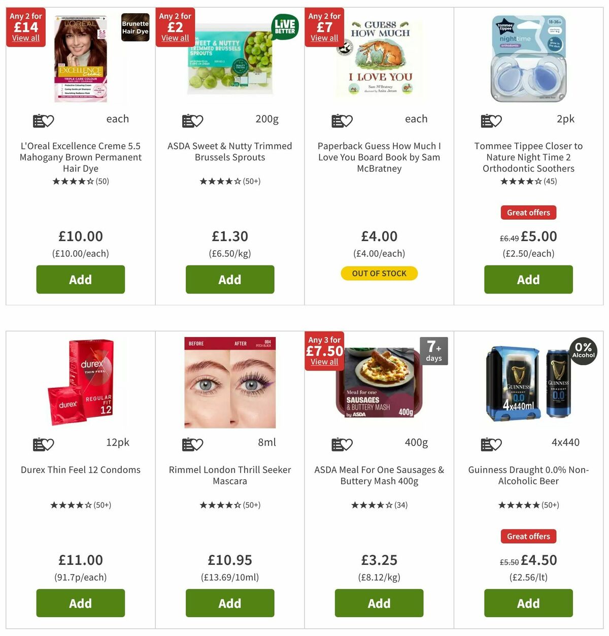 ASDA Offers from 20 September