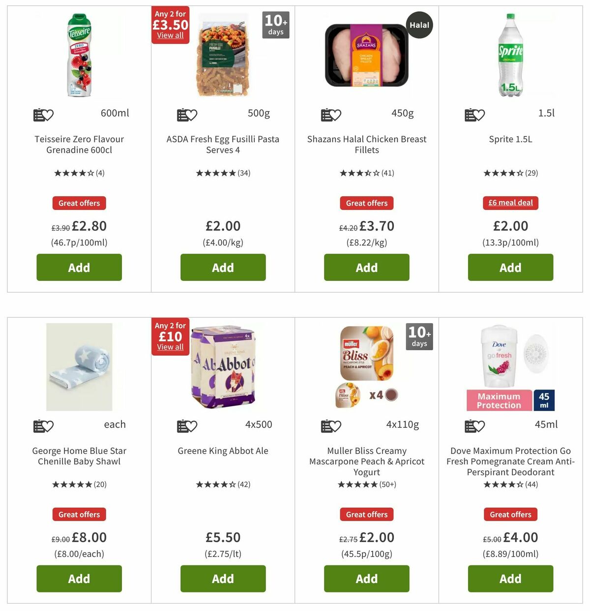 ASDA Offers from 20 September