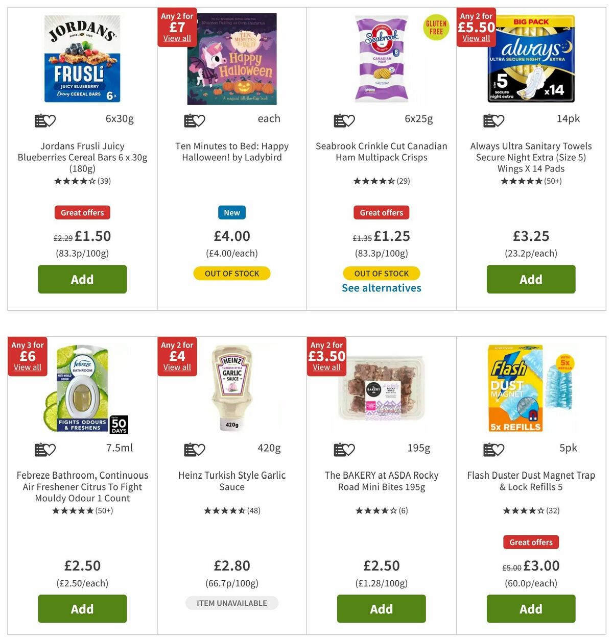 ASDA Offers from 20 September