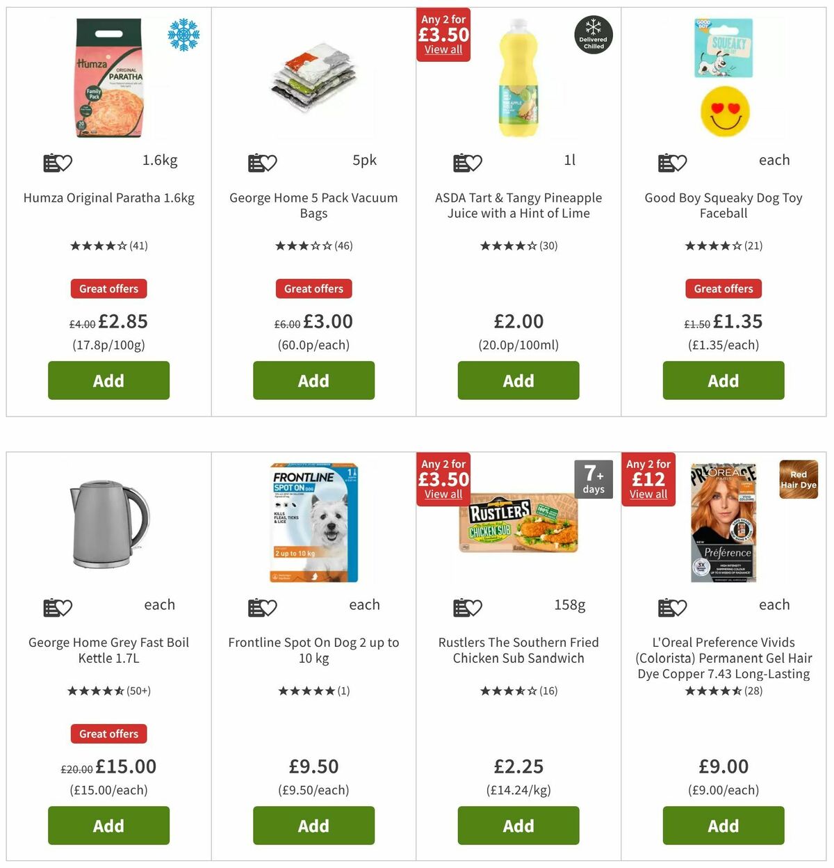 ASDA Offers from 4 October