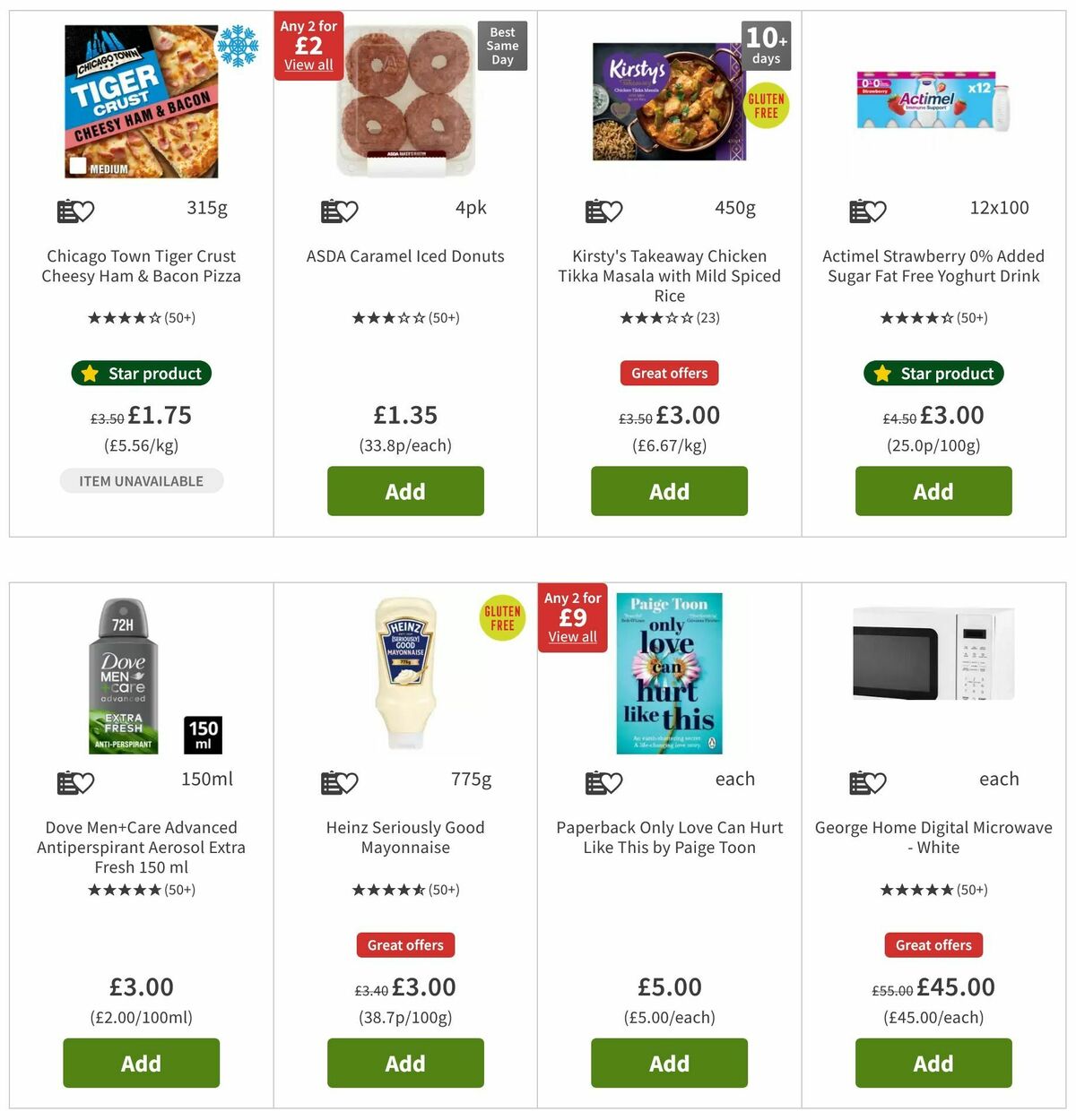 ASDA Offers from 4 October