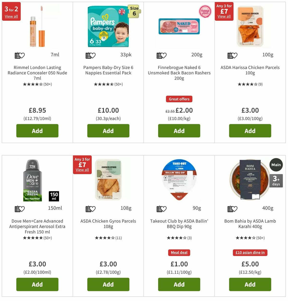 ASDA Offers from 4 October