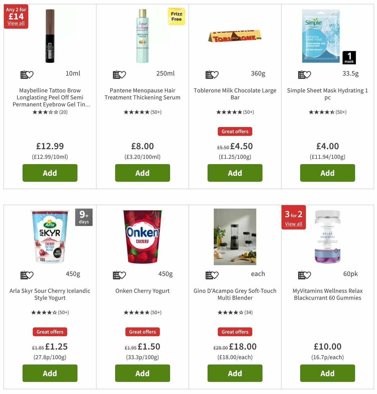 ASDA Offers from 4 October