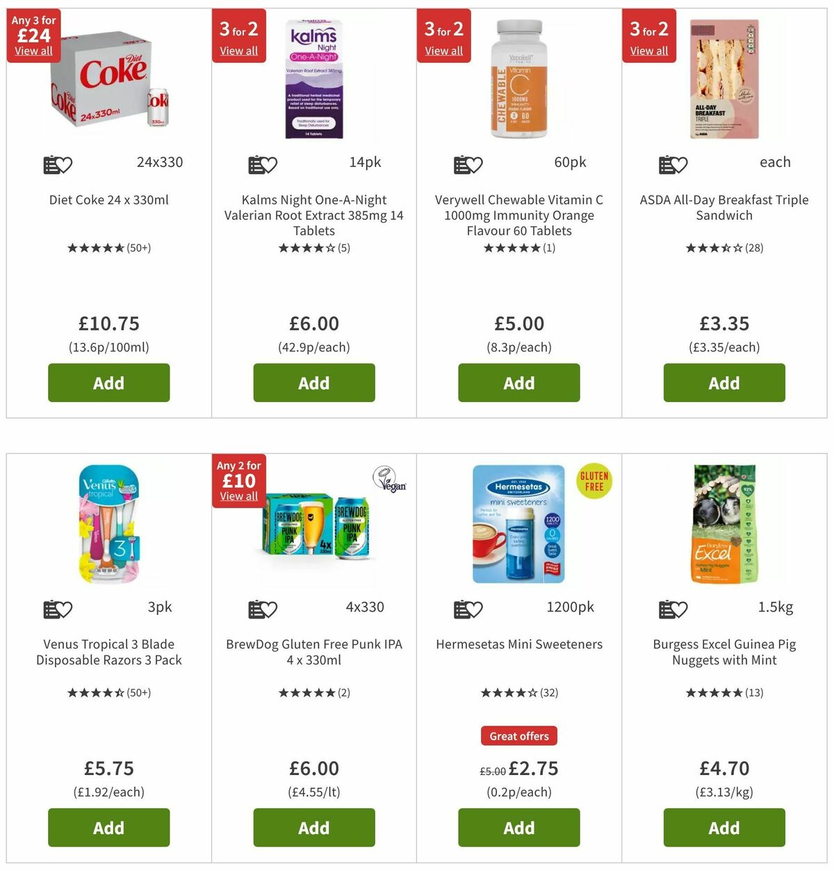 ASDA Offers from 4 October