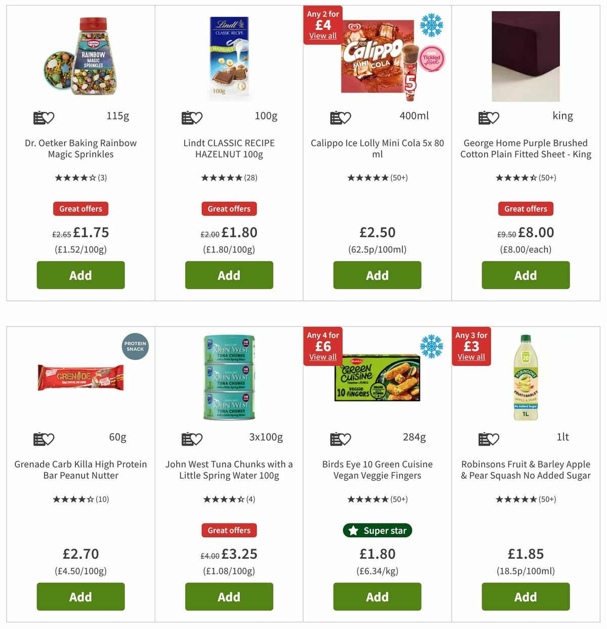 ASDA Offers from 4 October