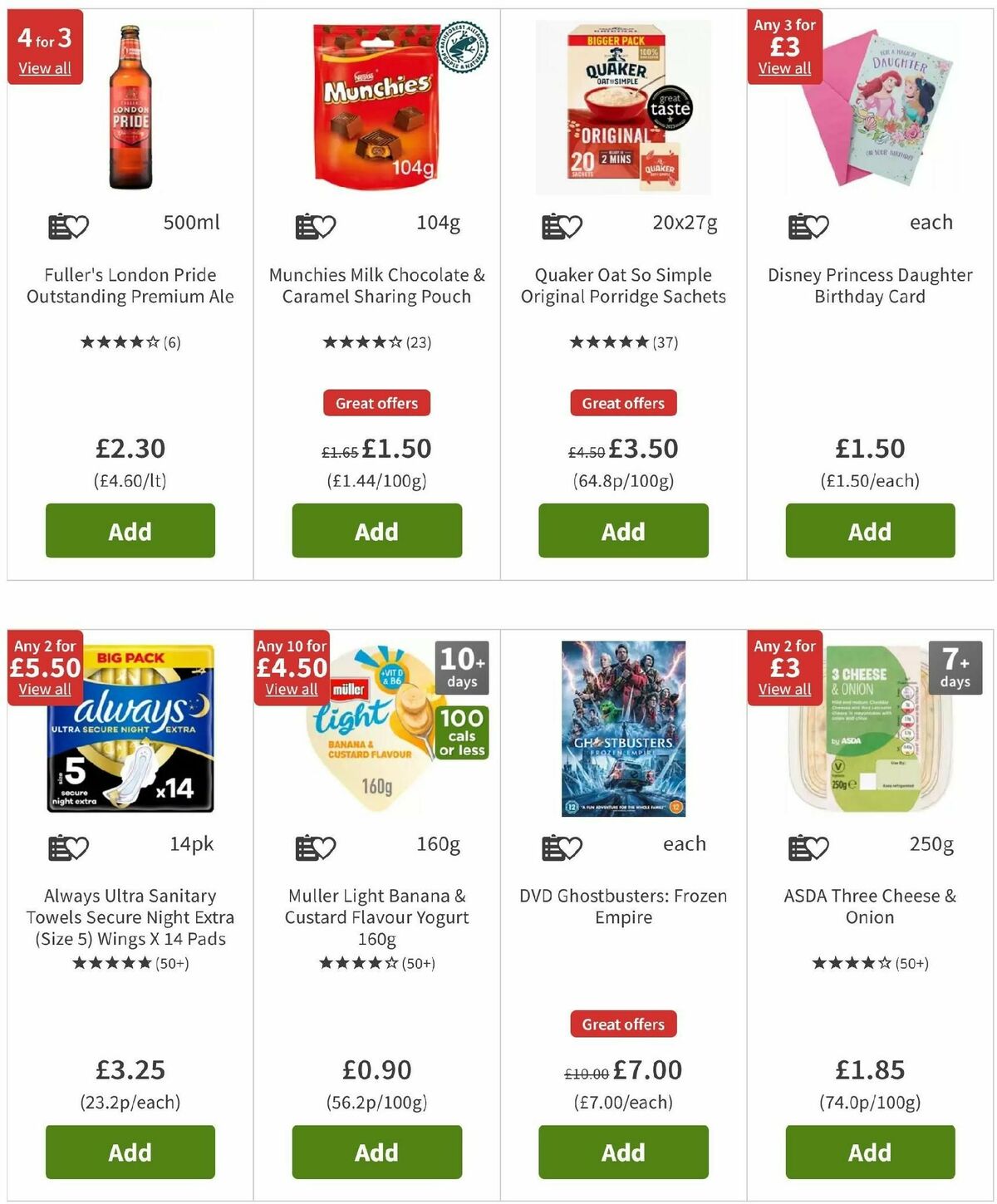 ASDA Offers from 11 October