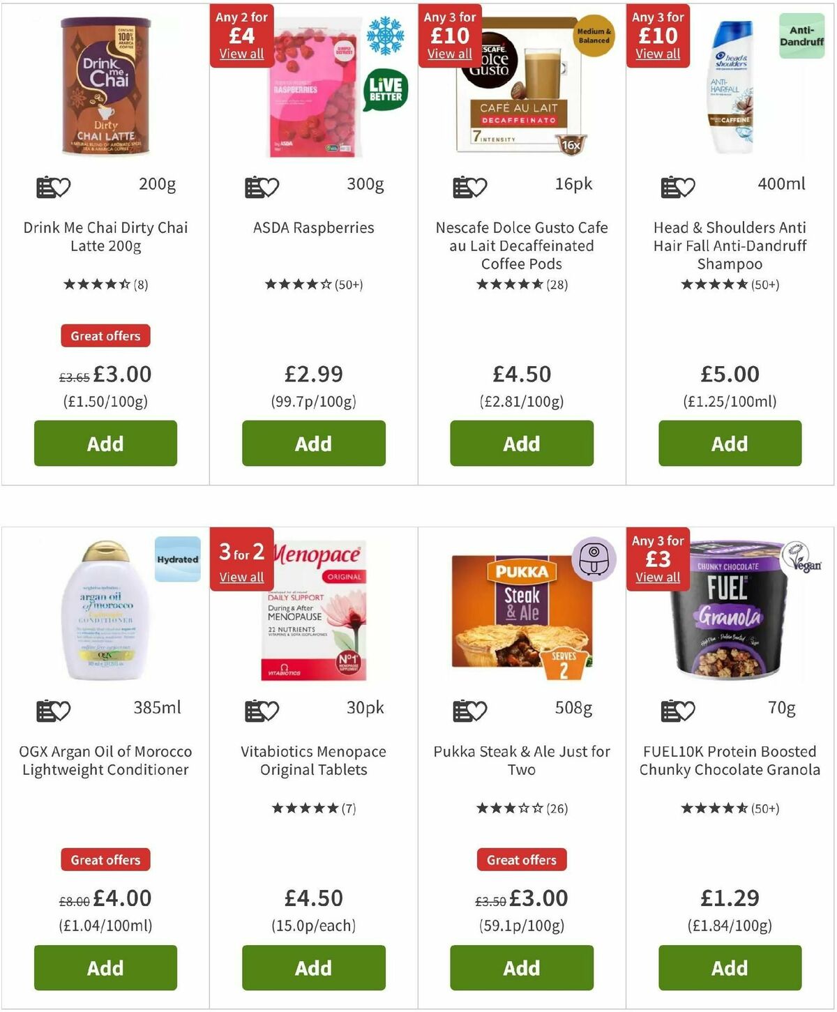 ASDA Offers from 11 October