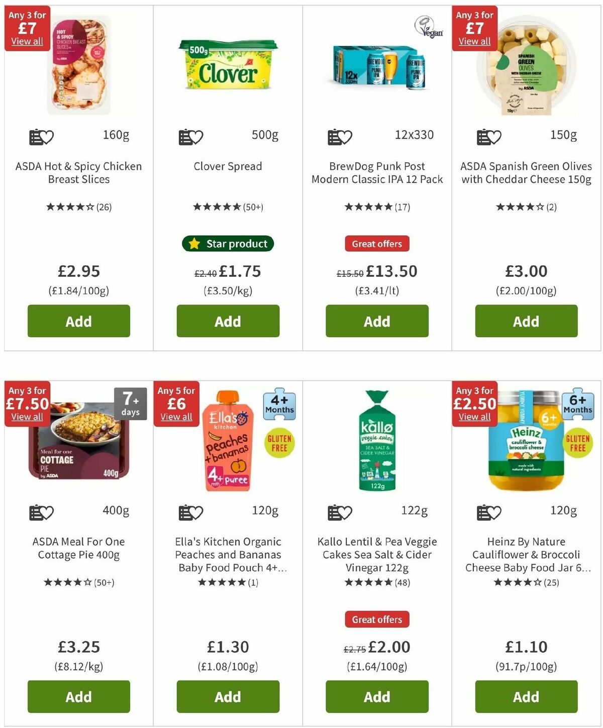 ASDA Offers from 11 October