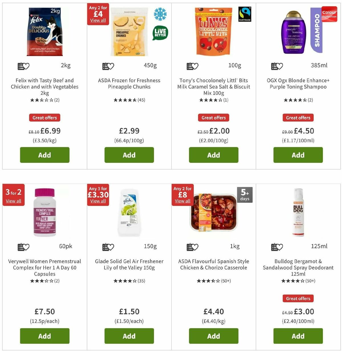 ASDA Offers from 11 October