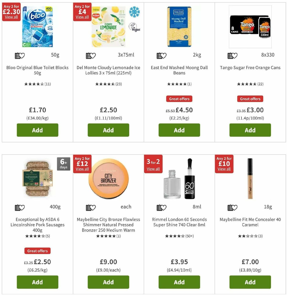 ASDA Offers from 11 October