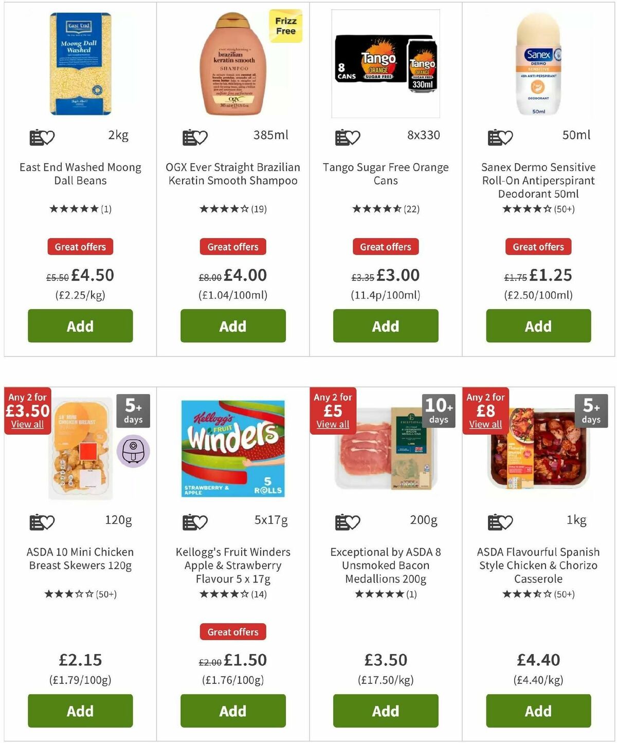 ASDA Offers from 11 October