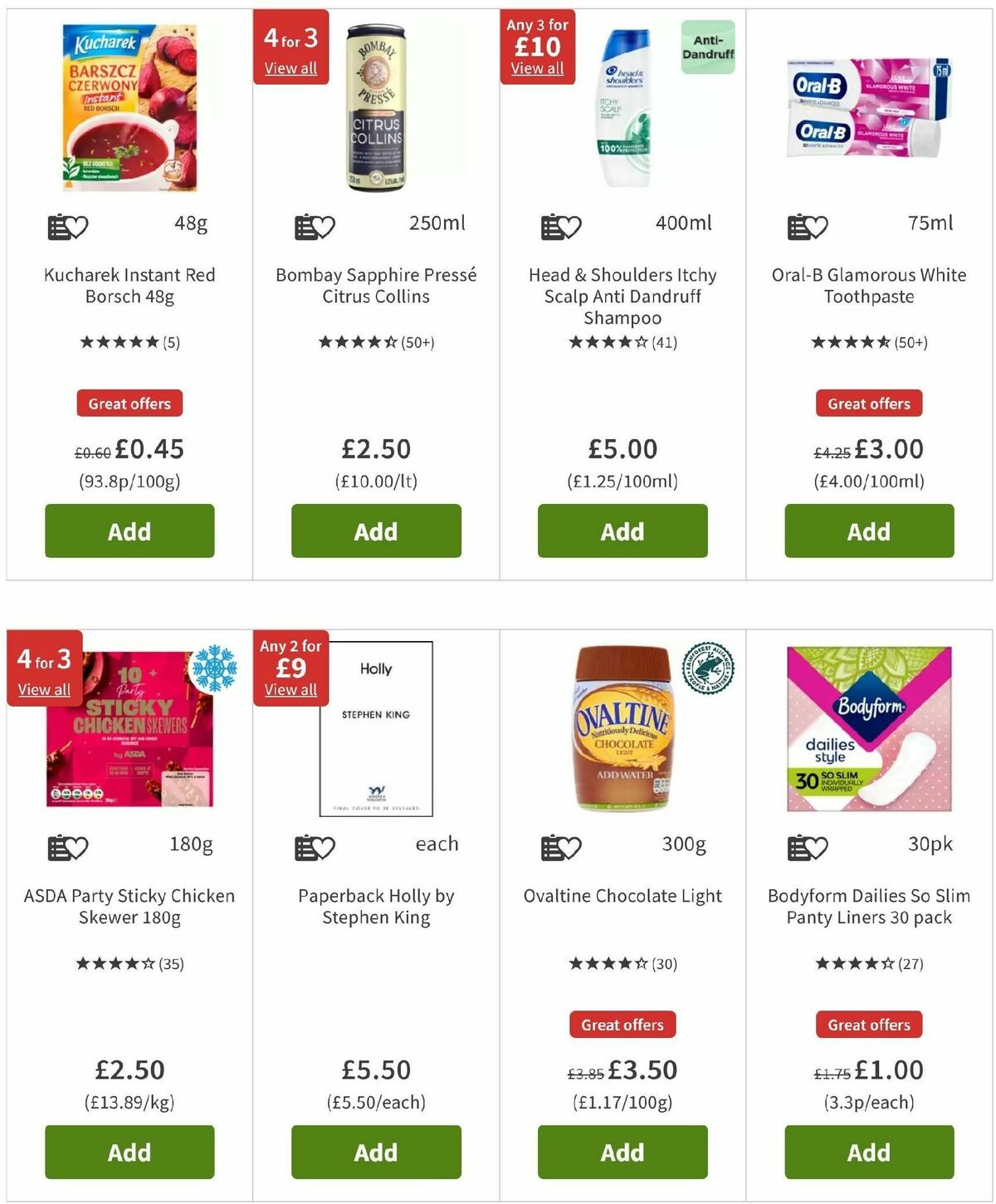 ASDA Offers from 18 October