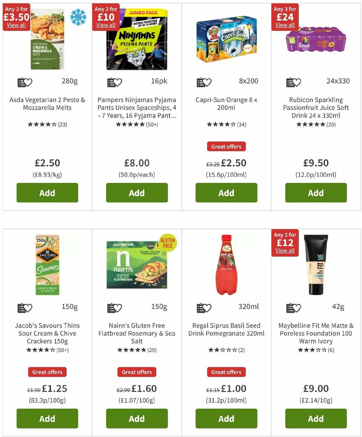 ASDA Offers from 18 October