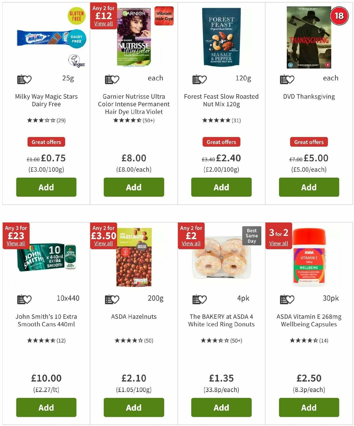 ASDA Offers from 18 October