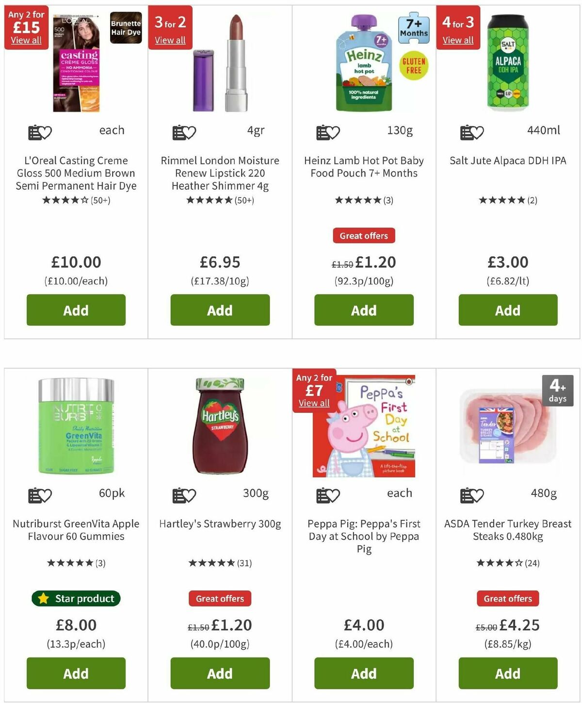 ASDA Offers from 18 October