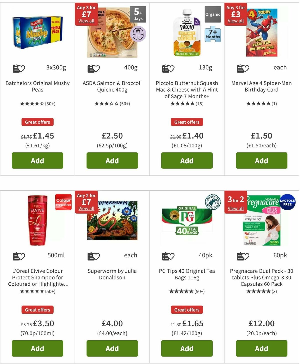 ASDA Offers from 18 October