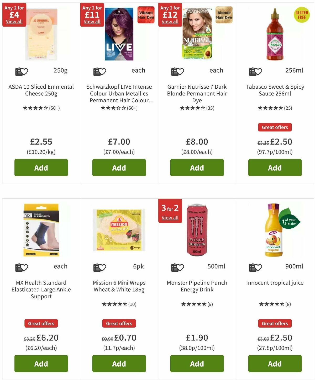 ASDA Offers from 18 October