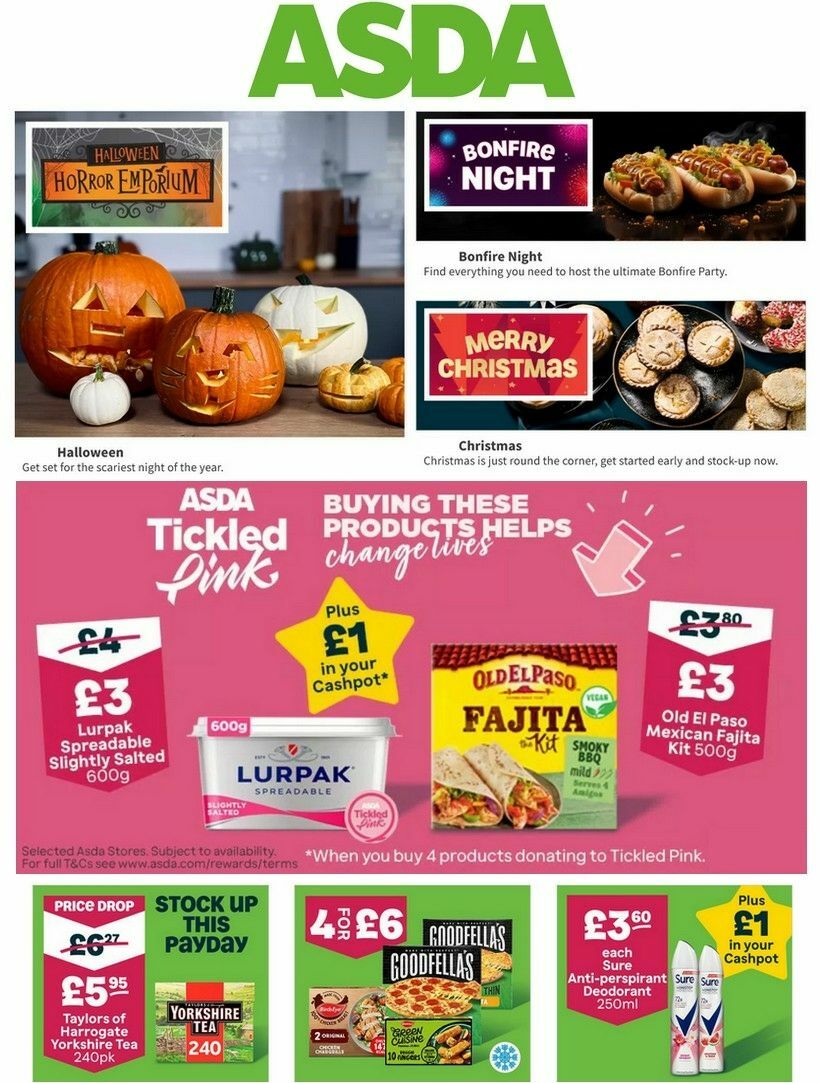 ASDA Offers from 25 October