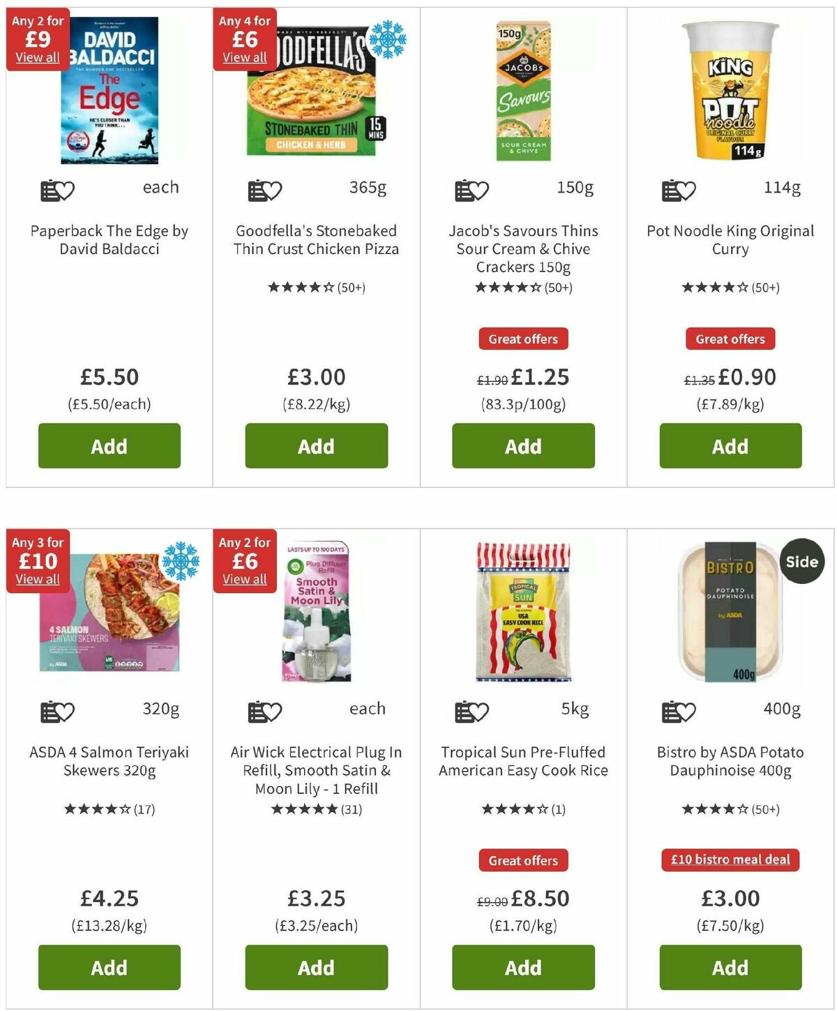 ASDA Offers from 25 October