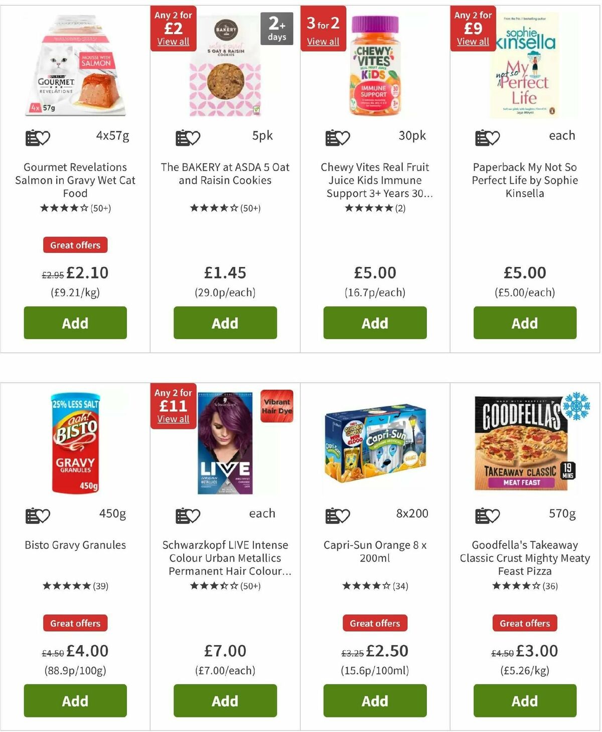 ASDA Offers from 25 October