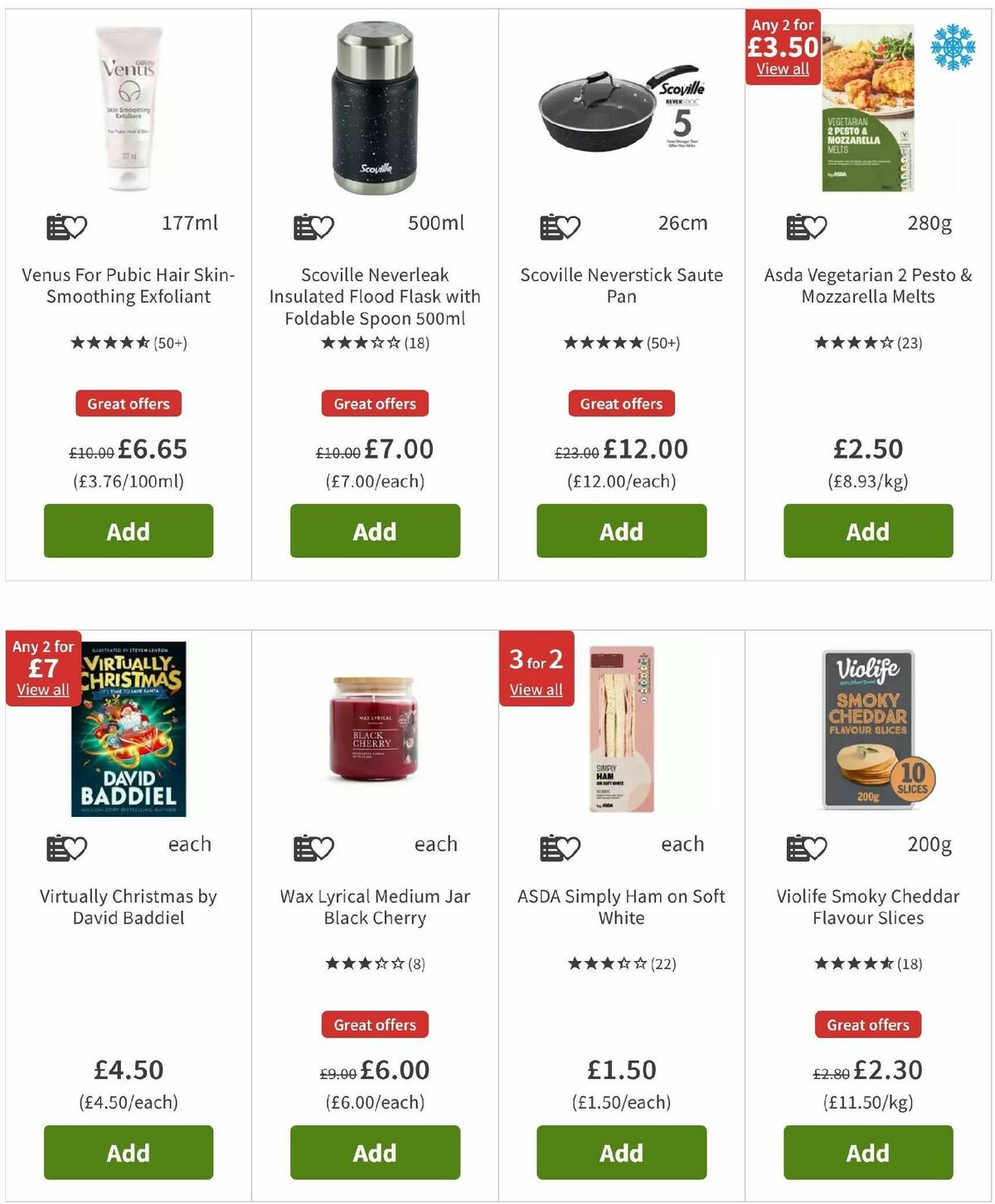 ASDA Offers from 25 October