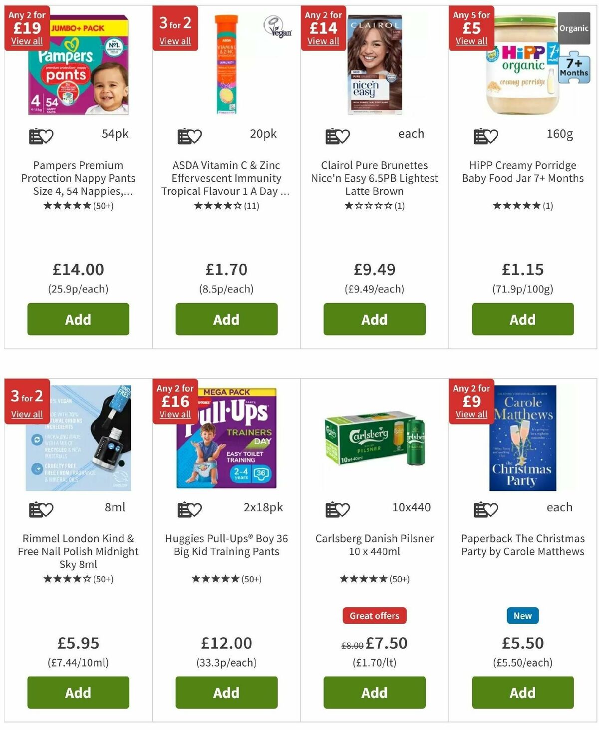 ASDA Offers from 25 October