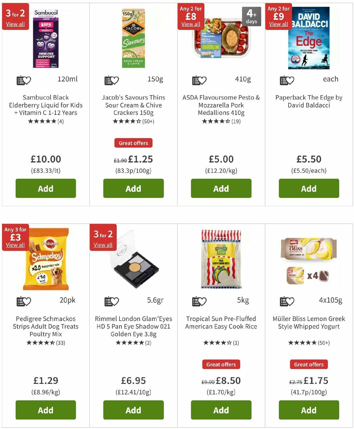 ASDA Offers from 25 October