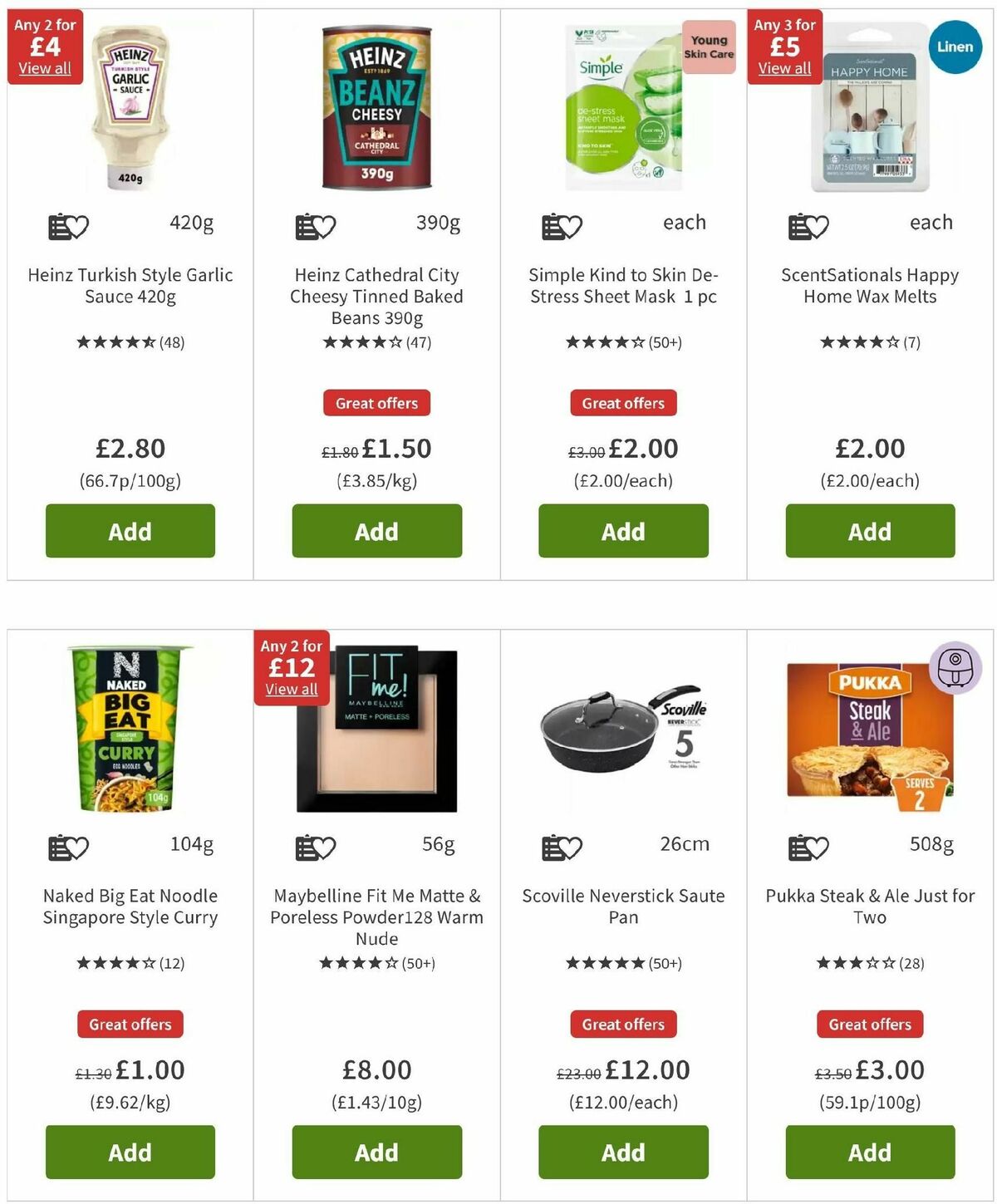 ASDA Offers from 25 October